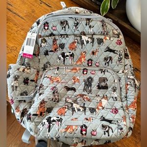 NWT- Vera Bradley Essential Large Backpack (Dog Show)
